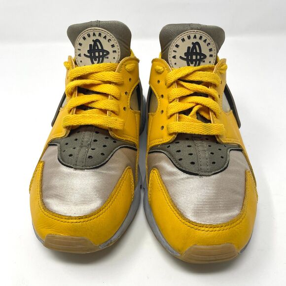 Nike‎ Air Huarache Women's Sz 7 Custom ID Sneakers Yellow Trainer - Picture 4 of 9